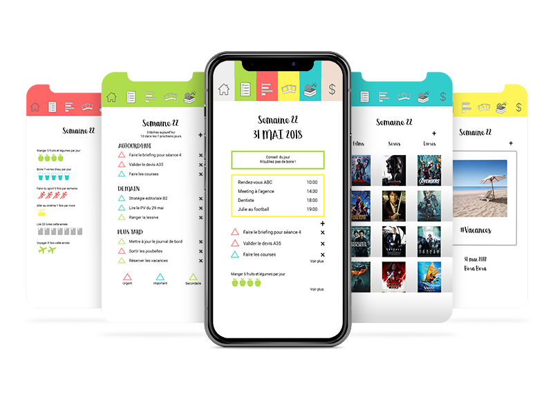 screenshot application mybulletjournal